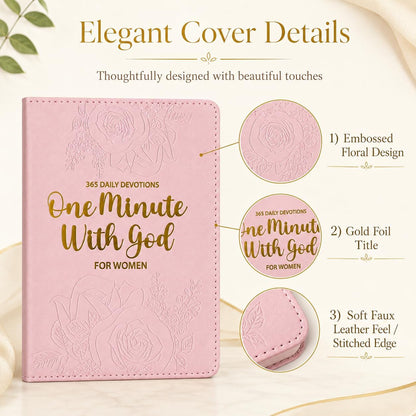One Minute With God for Women – Daily Devotional & Prayer Journal 2026