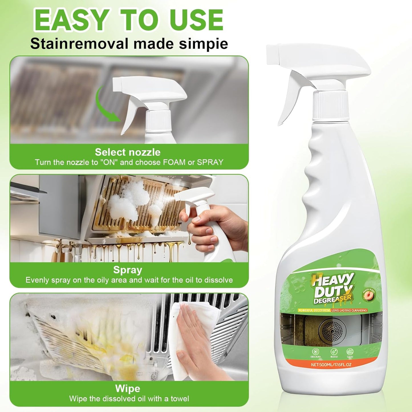 Heavy Duty Kitchen Degreaser Spray 500ml