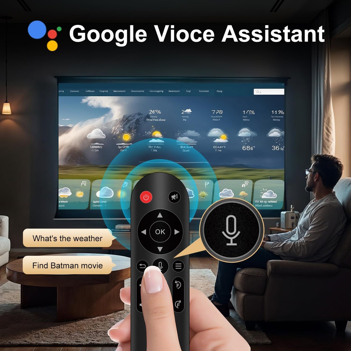 Magcubic HY310 Mini Projector – Auto Focus, Native 1080P (4K Support), Voice Control 🎬✨