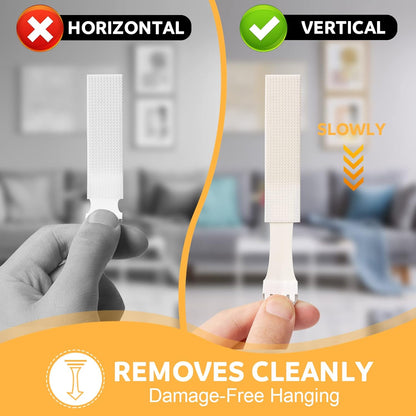 Damage-Free Sticky Picture Hanging Strips🖼️✨