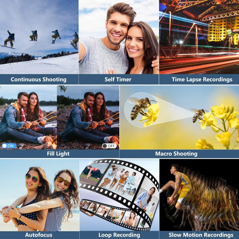 4K Digital Camera for Photography with 64MP