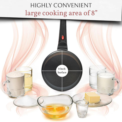 🍳8-inch Electric Crepe Maker😋-💖 Start every morning right with the perfect homemade crêpe.