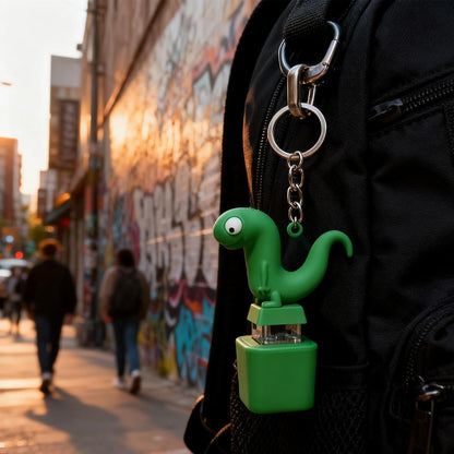 Light Up Animal Keychain Toy - Rechargeable LED Color Changing Sound Button