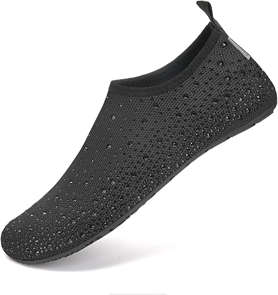Women's Rhinestone Mesh Slip On Walking Shoes🏖️