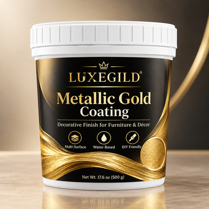 ✨ Metallic Gold Coating – Luxury DIY Finish for Furniture & Home Décor