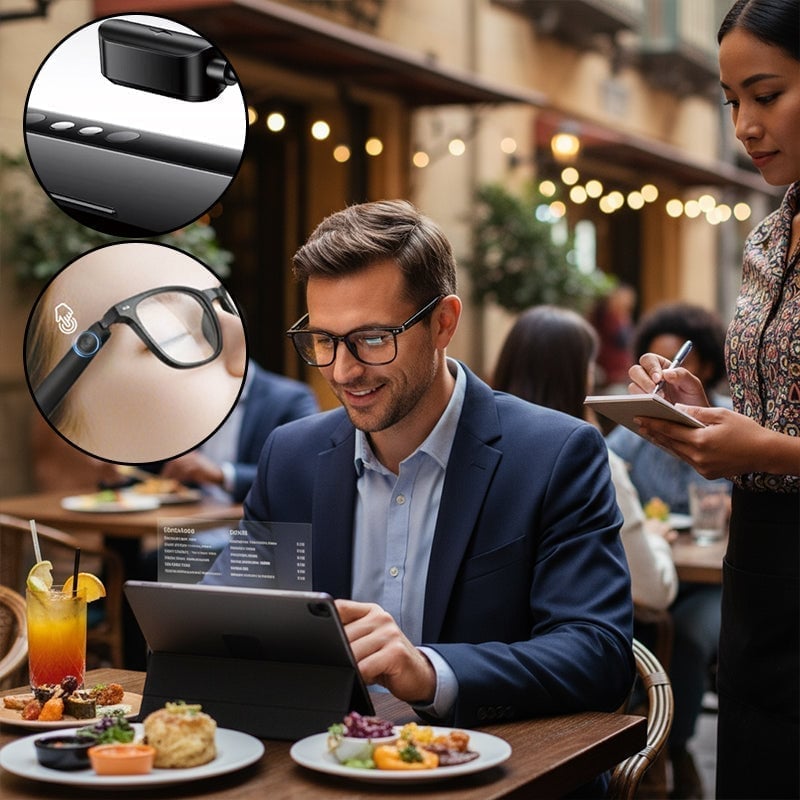 AI Smart Wireless Bluetooth Translation Glasses