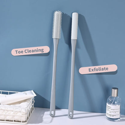 🔥 50% OFF Long-Handle Silicone Foot Cleaning Brush – Easy Shower Foot Scrubber