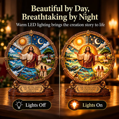 ✝️And God Created™ – The Seven Days of Creation 3D Biblical Art