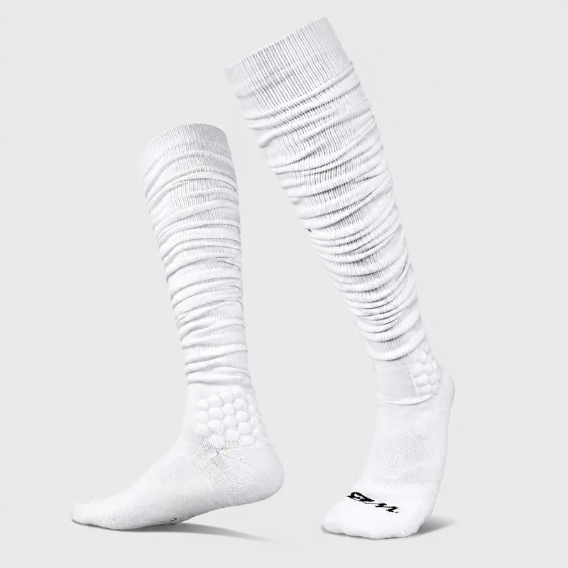 Extra Long High Compression Padded Scrunch Socks