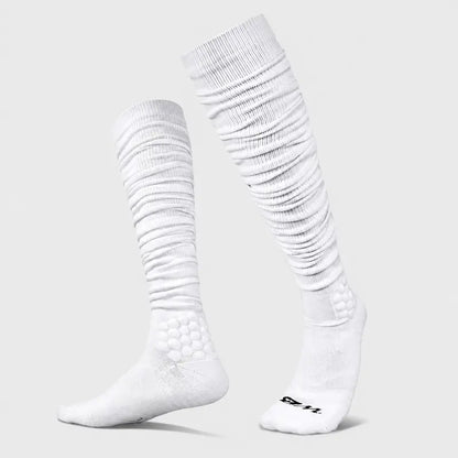 Extra Long High Compression Padded Scrunch Socks