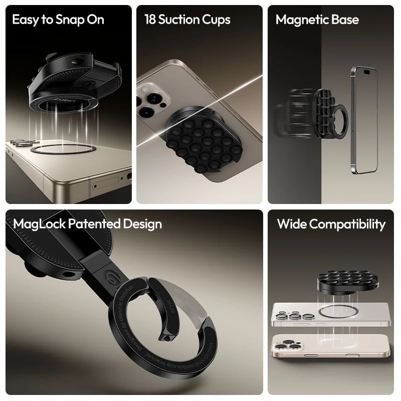 BUY 2 SAVE 10%🔥🔥MagLock Suction Cup Phone Mount Desktop Stand