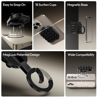 BUY 2 SAVE 10%🔥🔥MagLock Suction Cup Phone Mount Desktop Stand