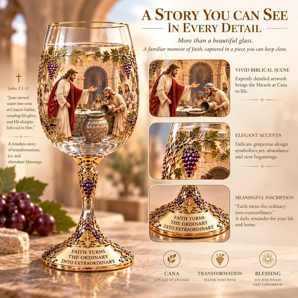 ✝️ Two Glasses. One Miracle. A Story Worth Keeping.🎁
