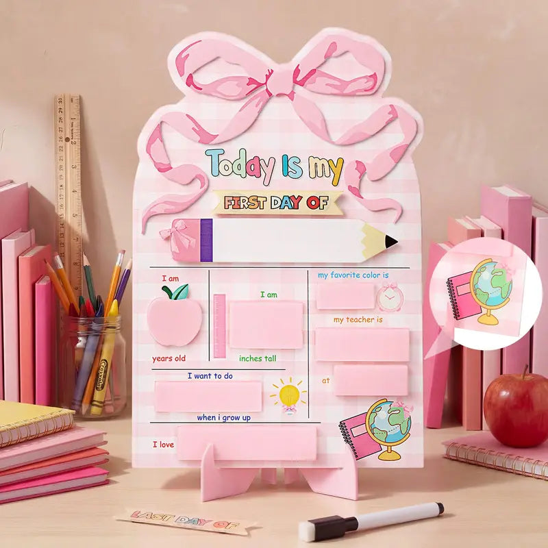 First Day of School Sign Reusable Back