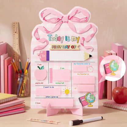 First Day of School Sign Reusable Back