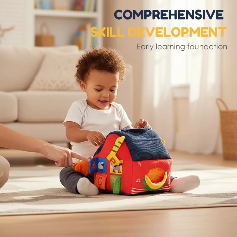 📢📢50% OFF !! ⏰Interactive Plush Farm House Toy Set for Kids