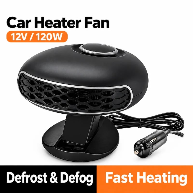 🔥HOT SALE🔥Portable Car Heater Defroster with 360-Degree Rotating Base