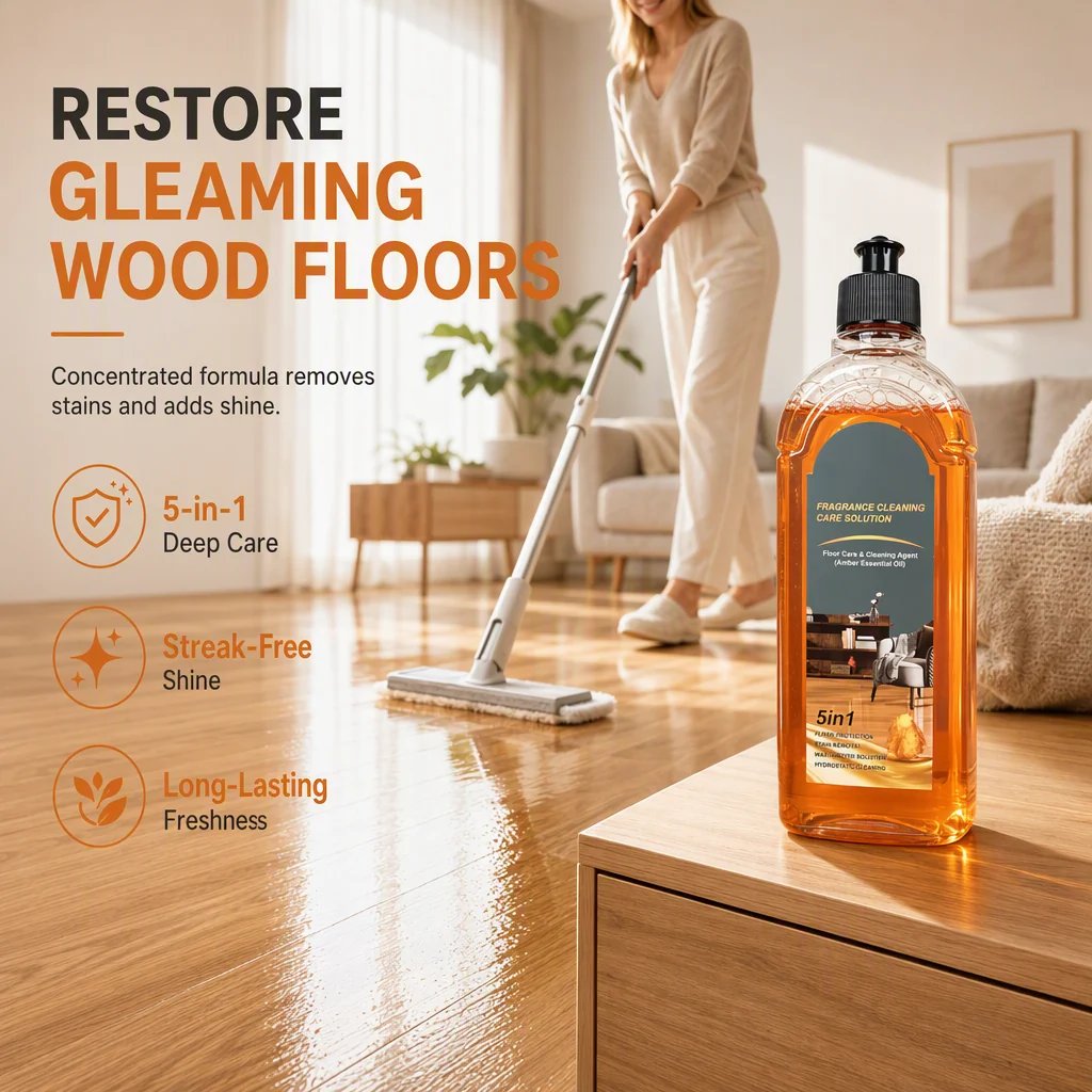 📍📢50% OFF !! ⏰ Floor Cleaner Liquid for Tile Floor Care & Stain Removal