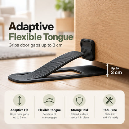 Slide. Grip. Protect: The Flexible Door Stopper 🪶✨