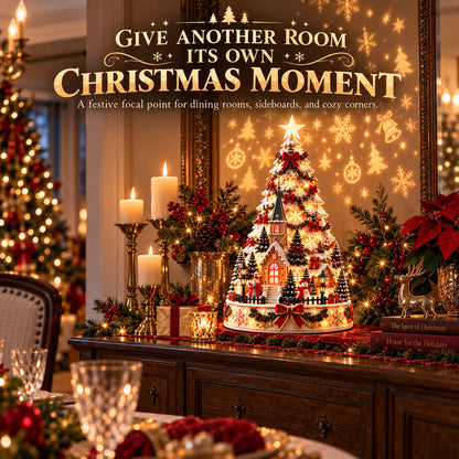 ⏳ Last day to save 49% –🎄🎅 MerryRealm Christmas Village Lightscape Tree