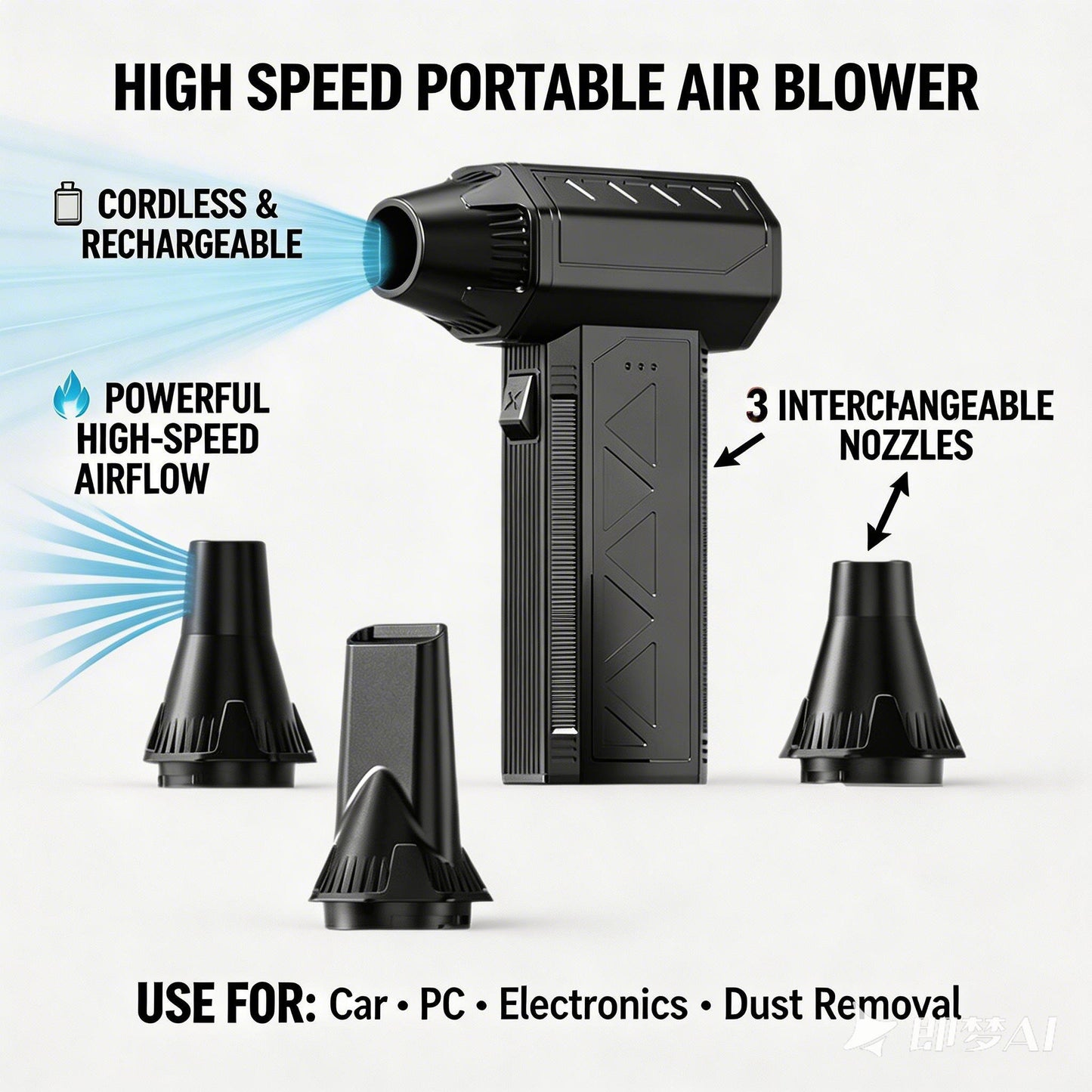 🔥BUY 2 FREE SHIPPING⏰180W Ultra-Powerful Cordless Electric Air Duster