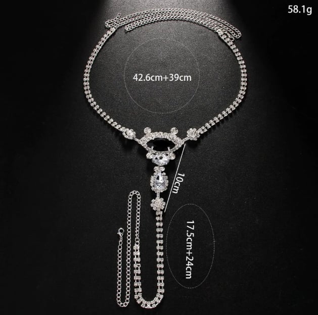 Women's Sexy Rhinestone Mesh Thong
