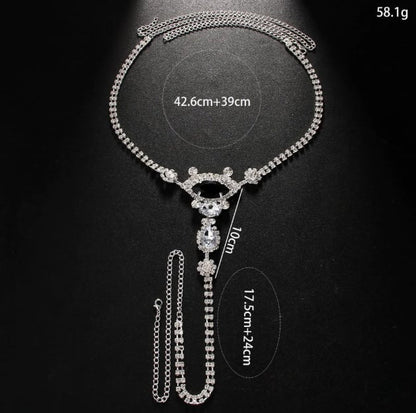 Women's Sexy Rhinestone Mesh Thong