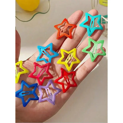 Color random Colorful Dopamine Hair Accessory Set