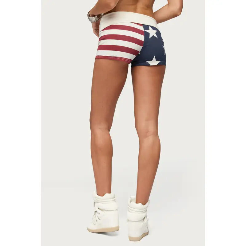 🔥USA Foldover Shorts