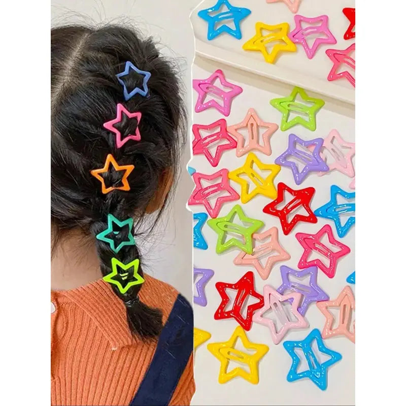 Color random Colorful Dopamine Hair Accessory Set