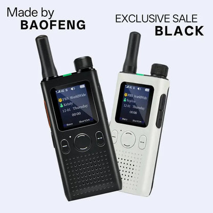 📻 AT1 4G LTE PoC Walkie Talkie by BAOFENG – Lifetime Free No Monthly Fees, 5000-Mile Long Range Two-Way Radio with App Control & Encrypted Group Chat for Family & Outdoor Adventures