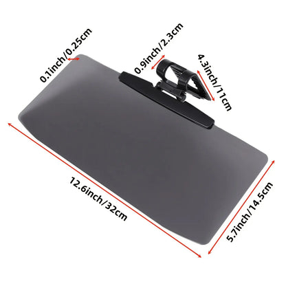 Car Anti-Glare Visor Extender Sunlight & Headlight Shield Adjustable Universal Fit for Safer Day & Night Driving Reduces Glare Enhances Visibility