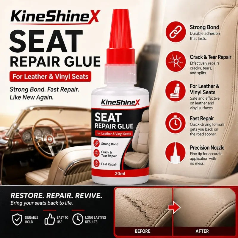 BUY 1 GET 1 FREE🔥Quick Dry Car Seat Leather Repair Glue