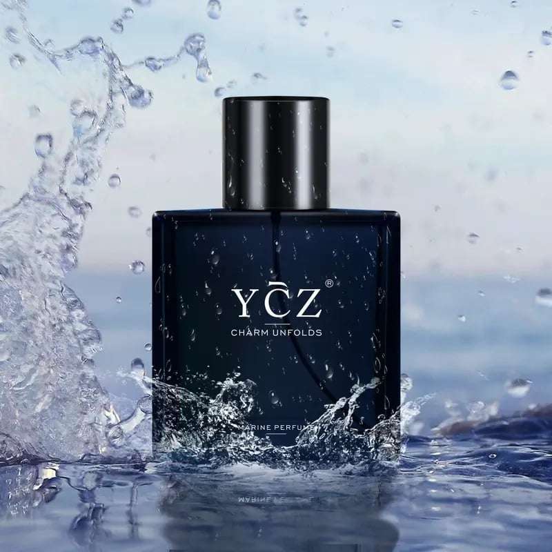 Perfumes Midnight Marine Eau De Parfum - Unisex 50ml Ocean Fresh Scent Premium Aromatic Woody Fragrance for Him & Her
