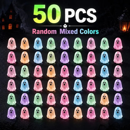 🔥LAST DAY 50% OFF - Glow-in-the-Dark Cute Ghost Resin Bead Set
