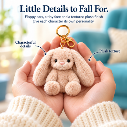 🎄 24-Day Plush Advent Calendar – 24 Cute Christmas Keychain Surprises 🎁