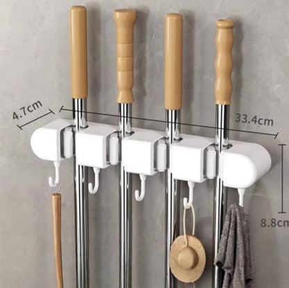 4 Slot & 5Hook Wall Mounted Holder