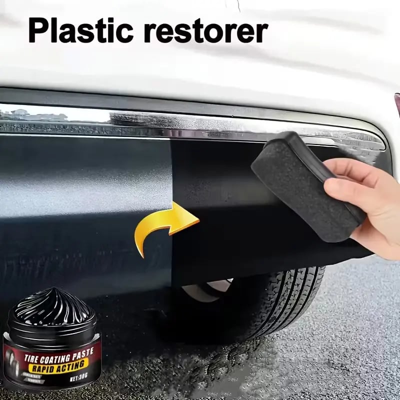 ⏰49% OFF✨ Restore That Deep Black Finish | Tire & Trim Coating