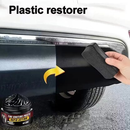 ⏰49% OFF✨ Restore That Deep Black Finish | Tire & Trim Coating