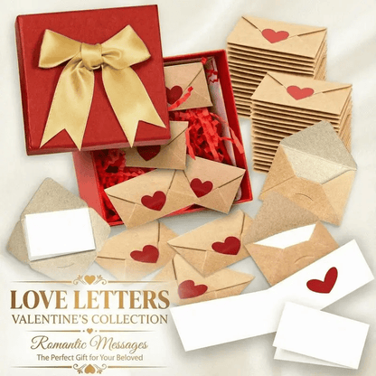 🔥[While Supplies Last]Love Letters Valentine's Collection | 60 Handwritten Notes & Envelopes | Timeless Romantic Gift📝❤️