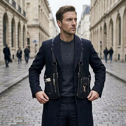 Premium Leather Crossbody & Underarm Bag – Adjustable & Unisex