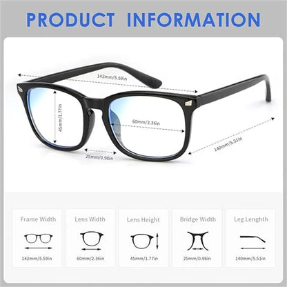 Blue Light Eyeglasses for Men Women