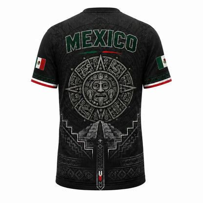 Men’s Mexico Heritage V-Neck Graphic Tee for Summer