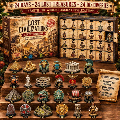 🎉2026 Lost Civilizations Archaeological Discovery Advent Calendar | 24 Ancient Treasures from 6 Great Civilizations