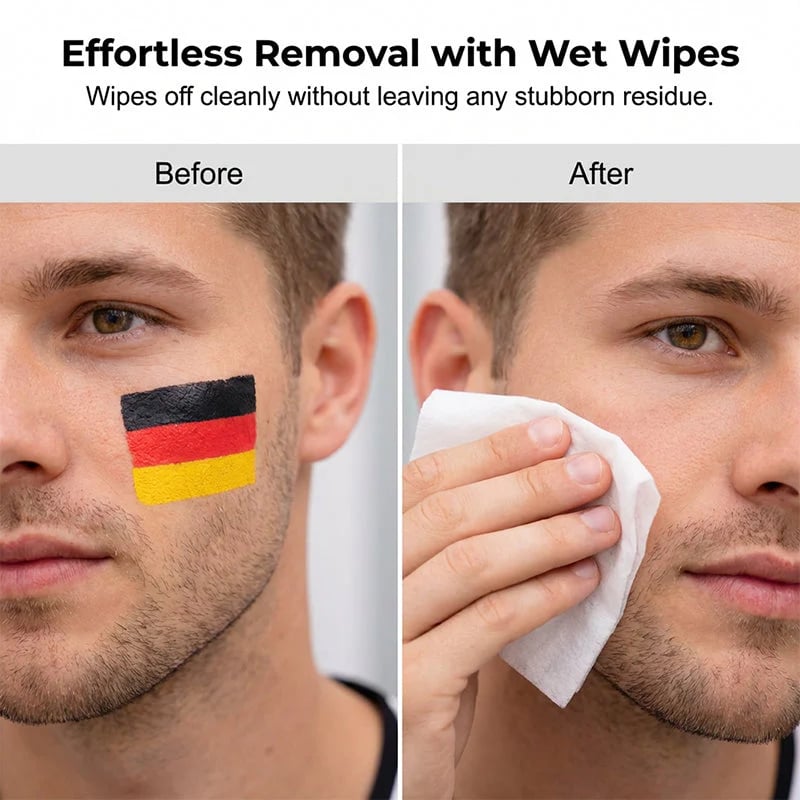 🎉National Flag Face Paint Stick for Sports Fans ⚽