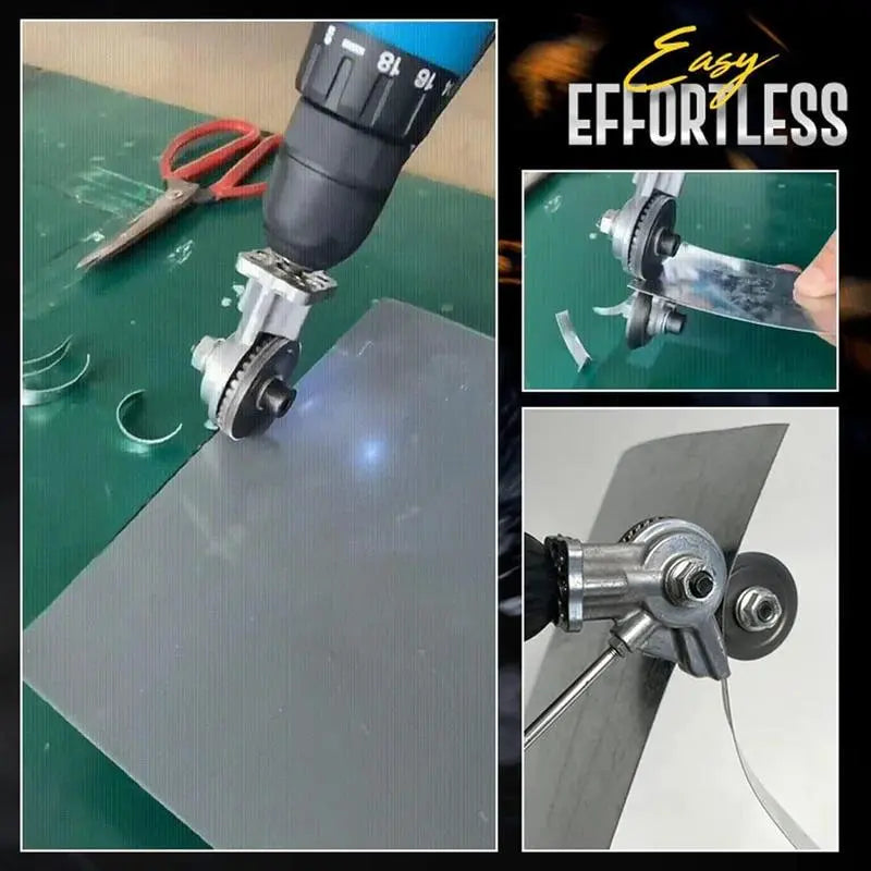 Electric Drill Mounted Metal Cutter for Iron Steel Aluminum Sheet