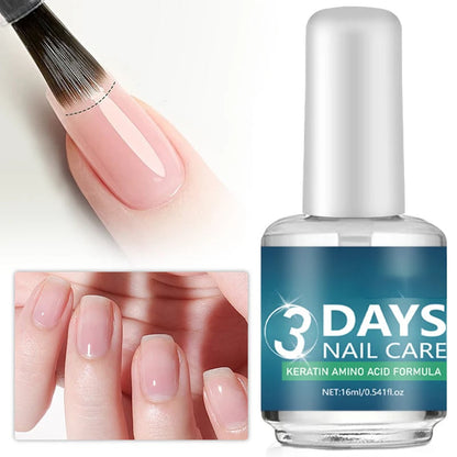 💝LAST DAY 49% OFF💝3 Days Nail Care - Keratin Amino Acid Formula, Suitable for Soft and Fragile Nails