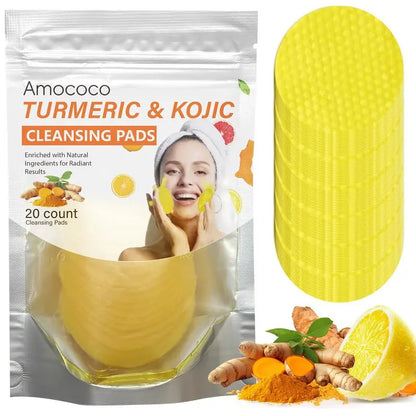 20pcs Turmeric & Kojic Acid Cleansing Pads