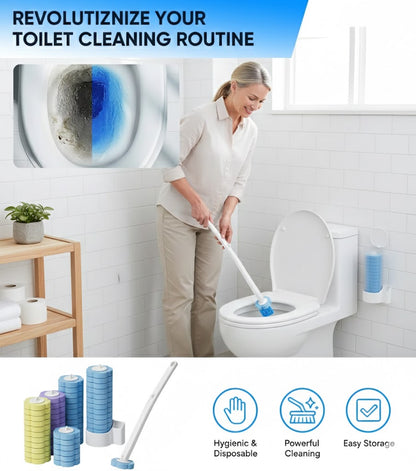 ⚡50K+ SOLD!🚽💦Hands-Free Cleaning Gadget🧽Disposable toilet cleaning tool💦