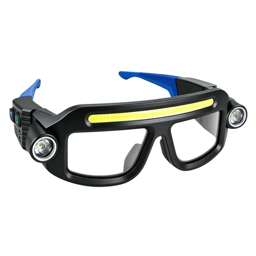 👓Hands-Free LED Work Glasses with Wide Front Beam, Side Lights & Over-Glasses Fit👓